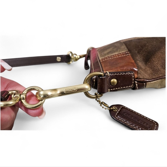 Coach Patchwork 2007 Crossbody Bag & Matching Wristlet - Picture 8 of 11